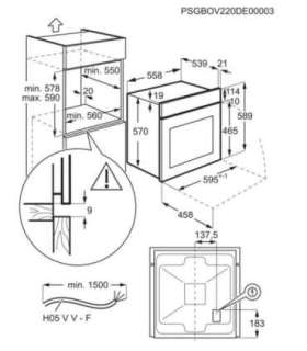 Oven ELECTROLUX KOFDP46BK