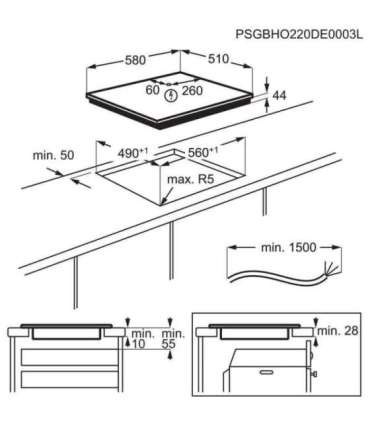 Hob ELECTROLUX KIS62453I