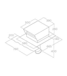 Hood accessory ELICA GME external motor for INCLINED ROOF