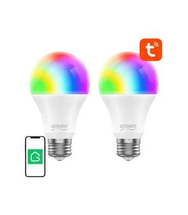Smart Bulb WiFi RGB LED Gosund WB4-2 E27 (2-pack) Tuya