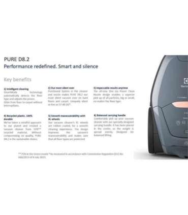 Vacuum cleaner ELECTROLUX PD82-8DB