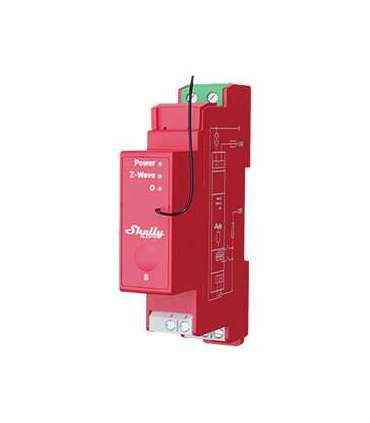 1-channel DIN rail relay with energy measurement Shelly Qubino Pro 1PM