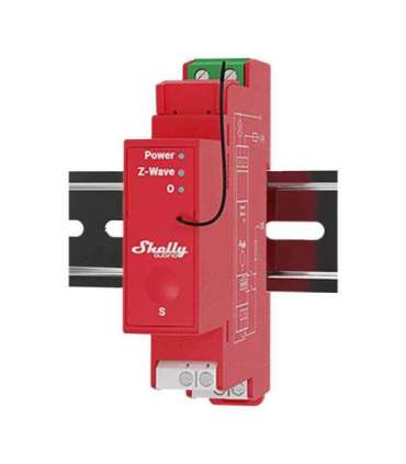 1-channel DIN rail relay with energy measurement Shelly Qubino Pro 1PM