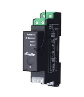 2-channel DIN rail relay with energy measurement Shelly Qubino Pro 2PM
