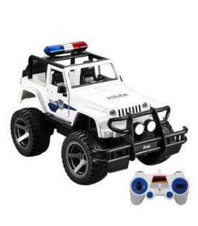Remote-controlled car 1:12 Double Eagle (white) Jeep (Police) E550-003