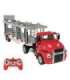 Remote-controlled truck 1:26 Double Eagle (red) (Car Transporter) E583-003
