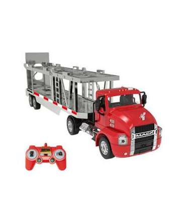Remote-controlled truck 1:26 Double Eagle (red) (Car Transporter) E583-003