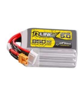 Tattu R-Line Wersja 5.0 850 mAh 14,8 V 4S1P 150C XT30U-F