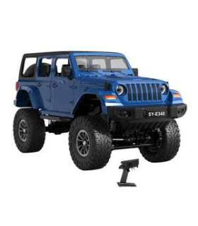 RC remote control car 1:14 Double Eagle (blue) Jeep Crawler Pro E340-003