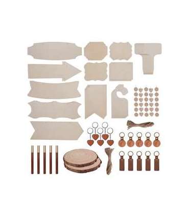 LaserPecker Wooden engraving materials set (190 pcs)