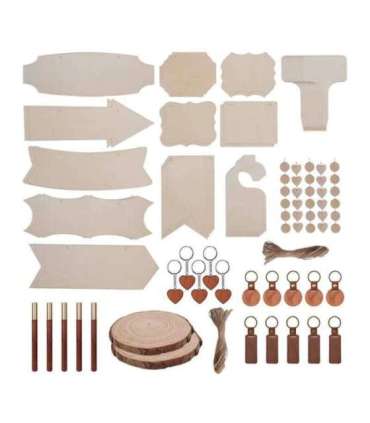 LaserPecker Wooden engraving materials set (190 pcs)