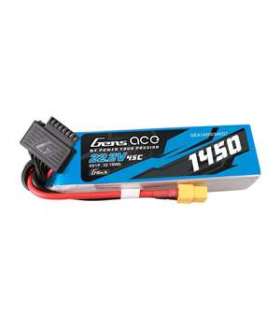 Gens Ace G-Tech 1450mAh 22.2V 45C 6S1P Lipo Battery Pack with XT60 Plug