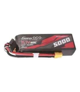 Gens ace G-Tech 5000mAh 11.1V 60C 3S1P Lipo With XT60 Plug