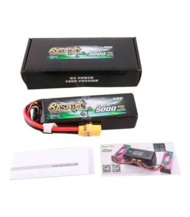 Gens ace G-Tech 5000mAh 14.8V 4S1P 60C Lipo Battery Pack with XT90 Plug-Bashing Series