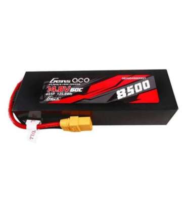 Gens ace G-Tech 8500mAh 14.8V 60C 4S1P Lipo Battery Pack PC Material Case with XT90 plug