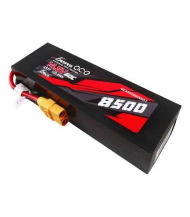 Gens ace G-Tech 8500mAh 14.8V 60C 4S1P Lipo Battery Pack PC Material Case with XT90 plug
