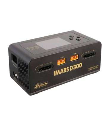 Gens Ace IMARS D300 G-Tech Channel AC/DC 300W/700W RC Battery Charger-EU Black