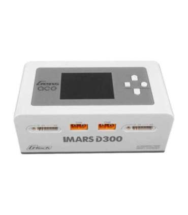 Gens Ace IMARS D300 G-Tech Channel AC/DC 300W/700W RC Battery Charger-EU White