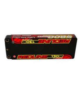 Gens ace Redline Series 5800mAh 7.6V 130C 2S1P HardCase 56 HV Ultra LCG LiPo Battery