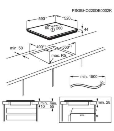 Hob ELECTROLUX CIS62450FW