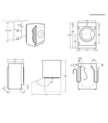 Washing machine AEG L8FBE48SCI