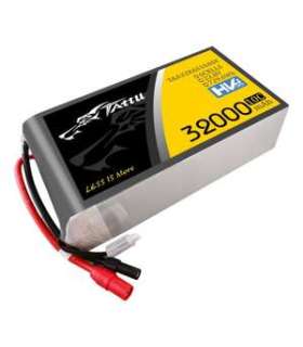 Tattu 32000mAh 22.2V 25C 6S1P Lipo Battery Pack with AS150+XT150