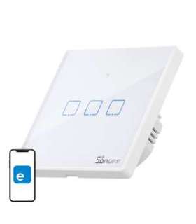Smart Switch WiFi + RF 433 Sonoff T2 EU TX (3-channel) updated