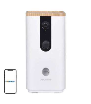 Smart snack feeder with camera T03 Dogness (White)