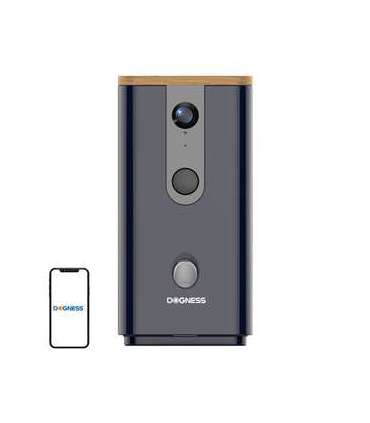 Smart snack feeder with camera T03 Dogness (Black)