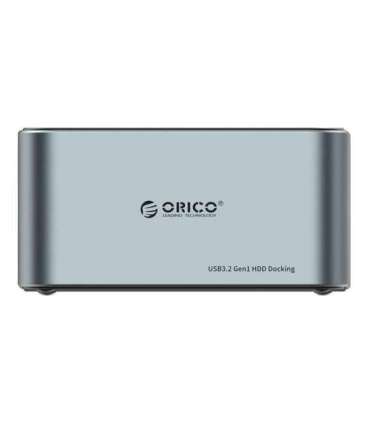 Orico docking station for 2.5" / 3.5" HDD / SSD, 5Gbps, USB-C to USB-C/A with cloning function (black)