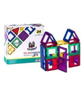 Magnetic tiles 3D Playmags 162 - 24 pcs set