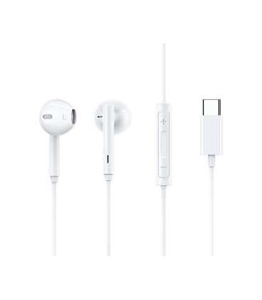 Mcdodo HP-7500 wired headphones, USB-C (white)