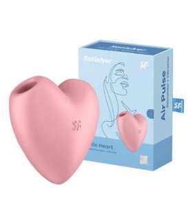 Clitoral massager Satisfyer Cutie Heart Light Red (pink)