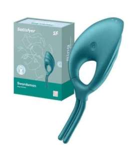 Vibrating ring Satisfyer Swordsman (green)