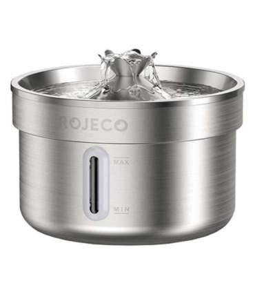 Stainless steel fountain / drinker for dog and cat 2l Rojeco
