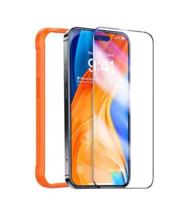 Tempered glass for iPhone 15 Torras InstaII Master