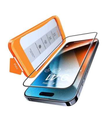Tempered glass for iPhone 15 Torras InstaII Master