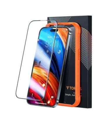 Tempered glass for iPhone 15 Torras InstaII Master