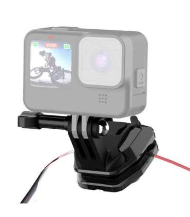 Motorcycle Windshield Mount Clip PULUZ  for Action Cameras (Black)