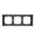Frame for switch M5 80 triple 3-fold SONOFF M5-3C-80-F (graphite/black)
