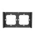 Frame for switch M5 80 double 2-fold SONOFF M5-2C-80-F (graphite/black)