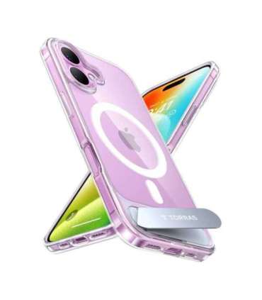 Etui Torras Pstand Series do iPhone 16 Plus (transparentne)