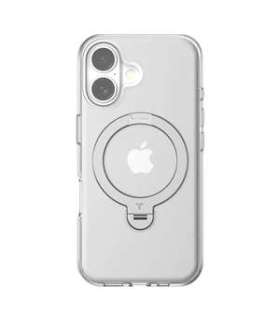 Torras Ostand Spin Case for iPhone 16 (Transparent)