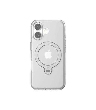 Torras Ostand Spin Case for iPhone 16 (Transparent)