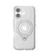 Torras Ostand Spin Case for iPhone 16 (Transparent)
