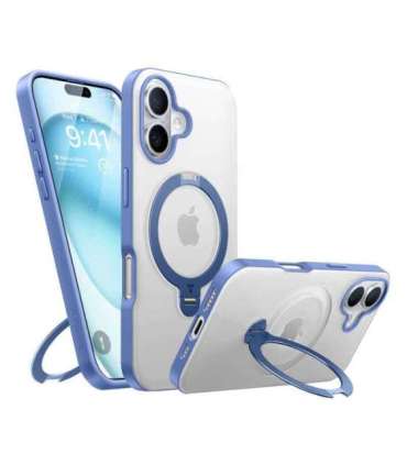 Torras Ostand Spin Case for iPhone 16 (Blue)