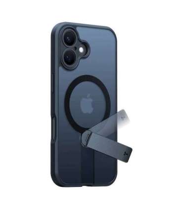 Torras Pstand Spin Case for iPhone 16 (Black)