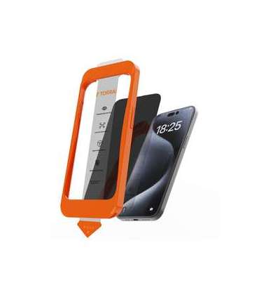 Torras Install Master tempered glass for iPhone 16 Plus