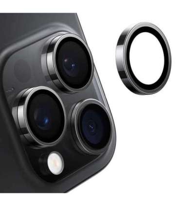 Lensguard Camera Glass for iPhone 16 ProMax (Black)