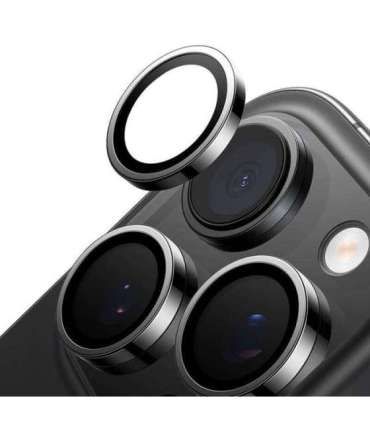Lensguard Camera Glass for iPhone 16 ProMax (Black)